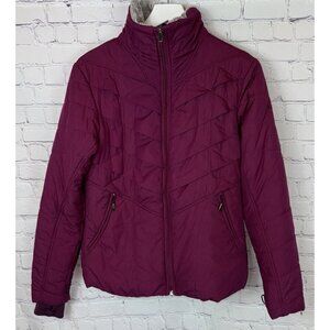 COLUMBIA Women’s Medium Titanium Snow Ski Jacket Coat Purple Thermal Omni Heat